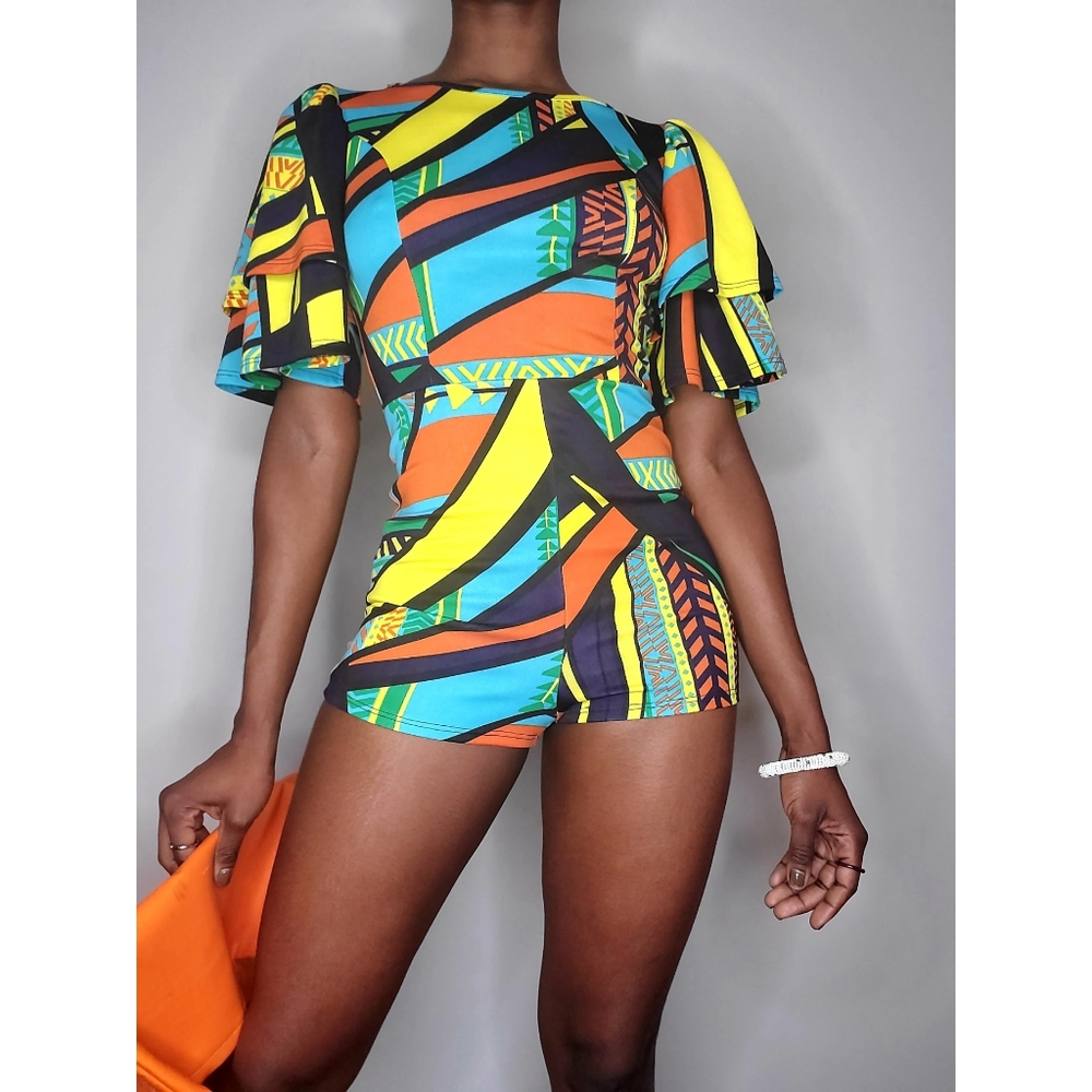 Fashion Queen's Multicolored Playsuit